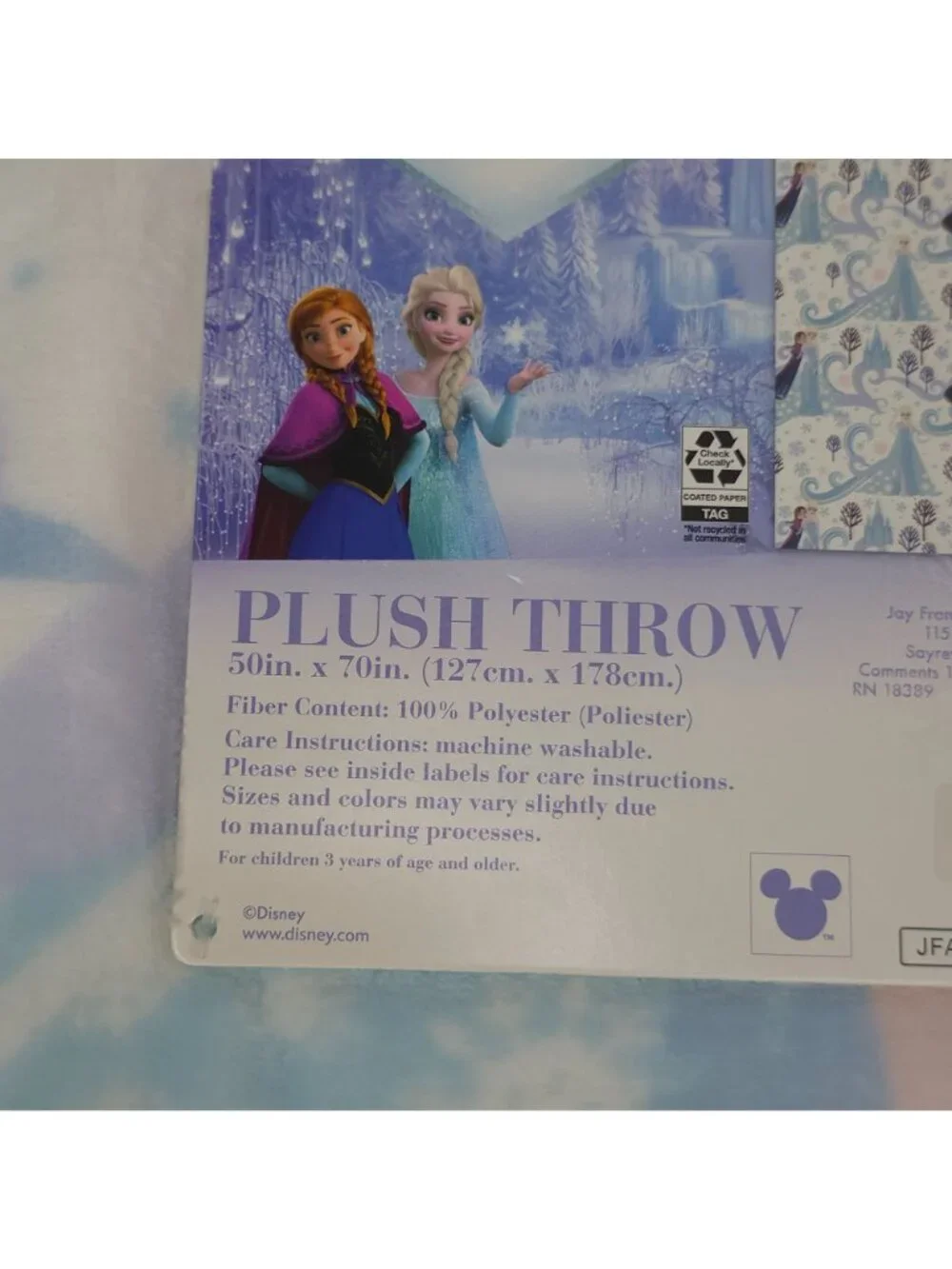 Disney Frozen Plush Throw Blanket 50